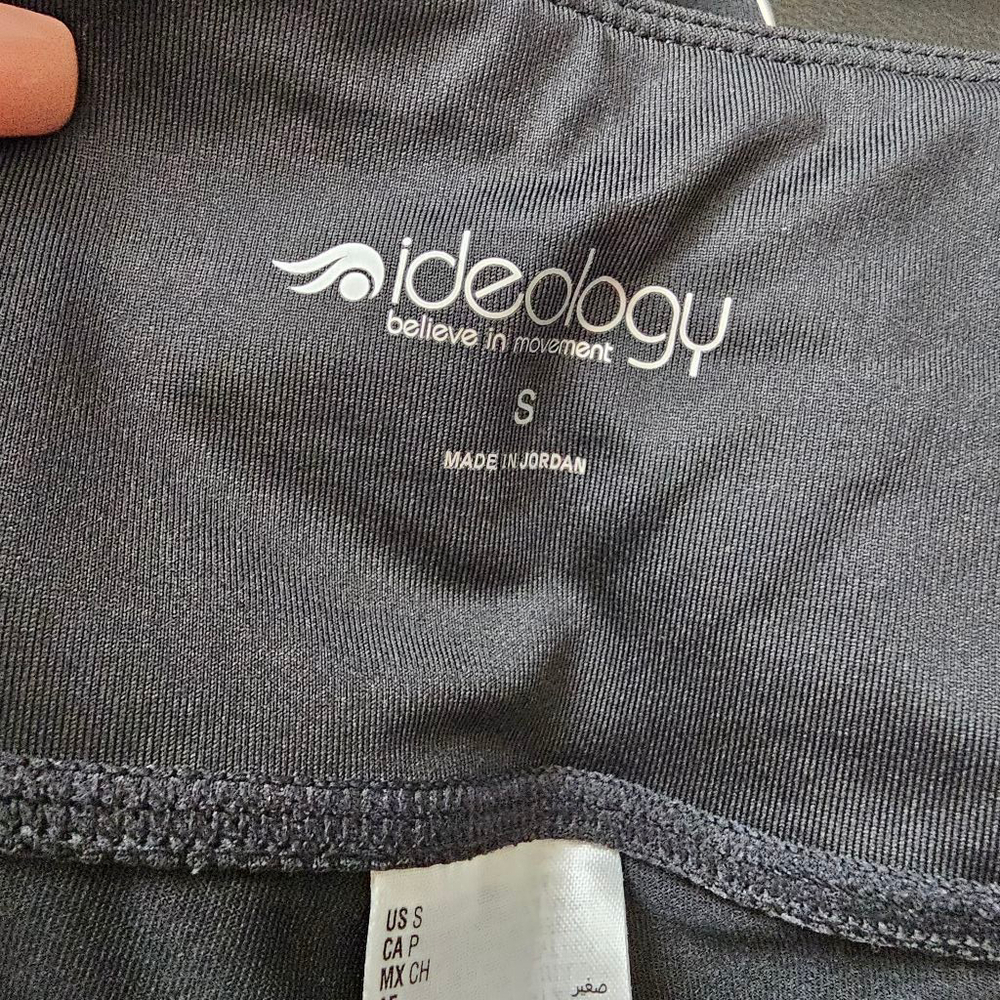 Women's Ideology Leggings Black Blue Size S - Picture 6 of 7